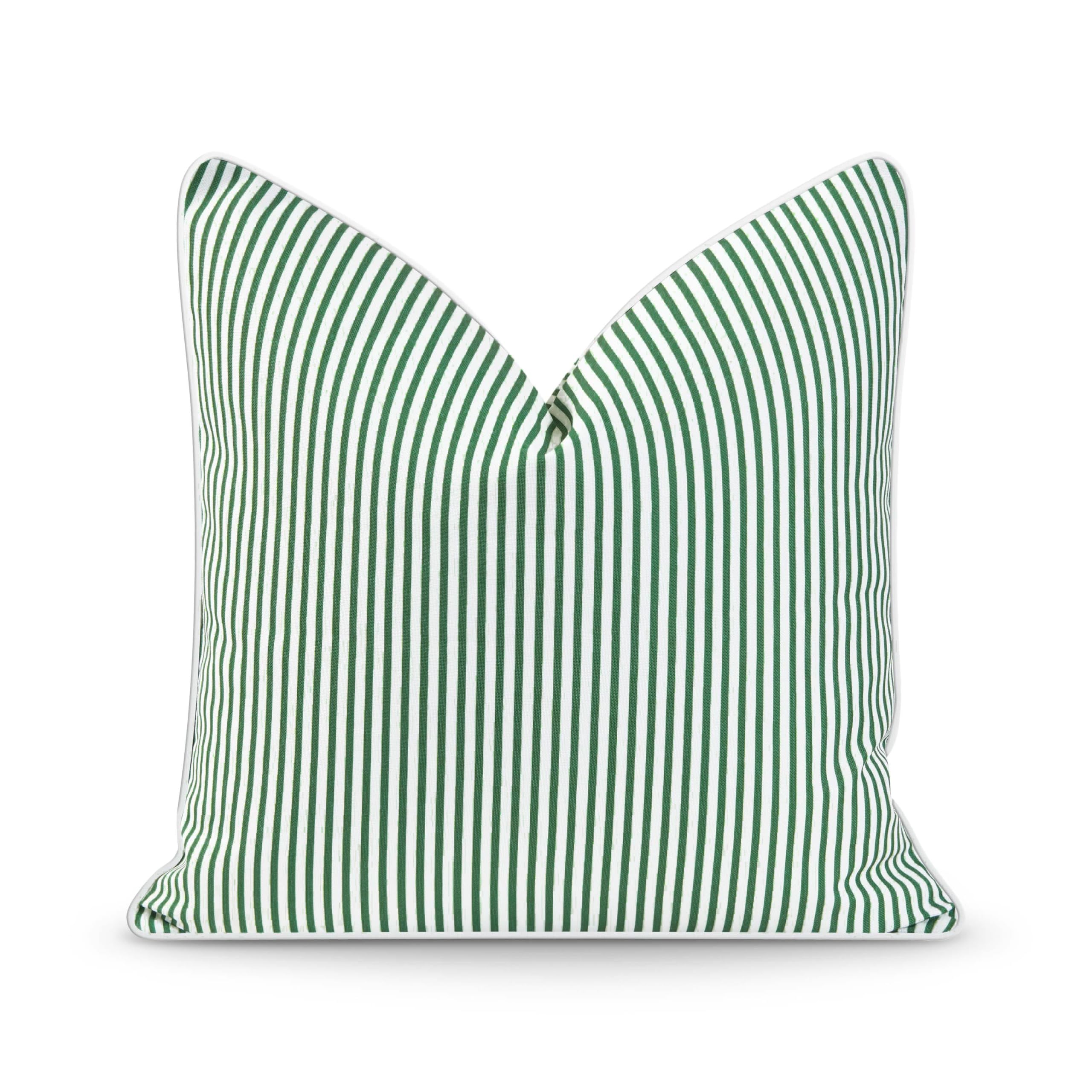Hofdeco Premium funda frontal con rayas verdes mejora decoración exterior