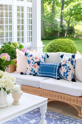 Hofdeco Premium cierre YKK invisible y borlas decorativas para acabado limpio