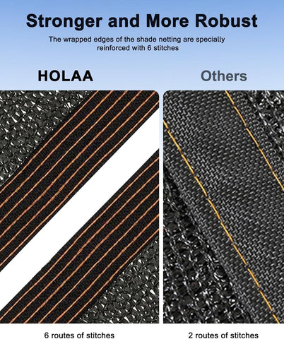 HOLAA malla tensada en pérgola creando área sombreada cómoda