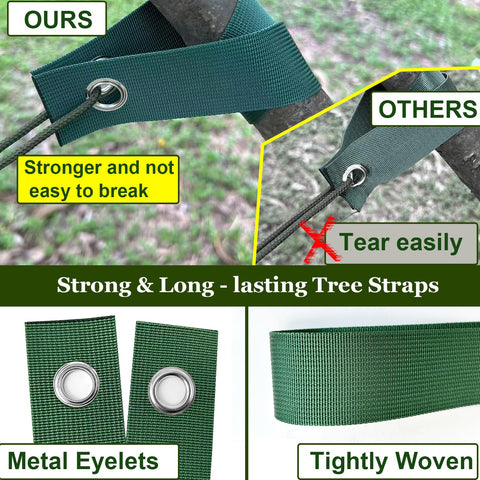 HOLANHING cuerda de nylon con tensor de aluminio para ajuste rápido