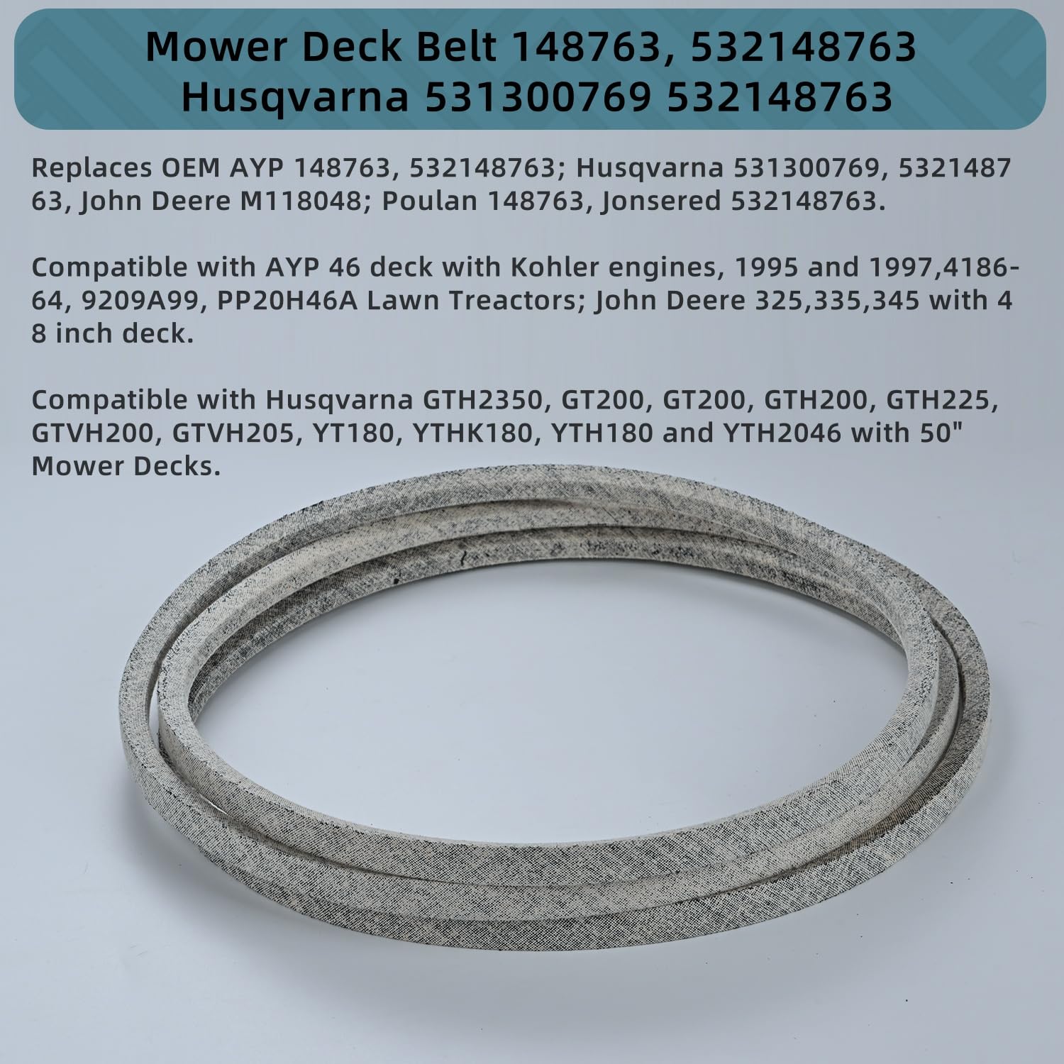 Holdly correa 148763 primer plano del tejido de Kevlar para mayor durabilidad