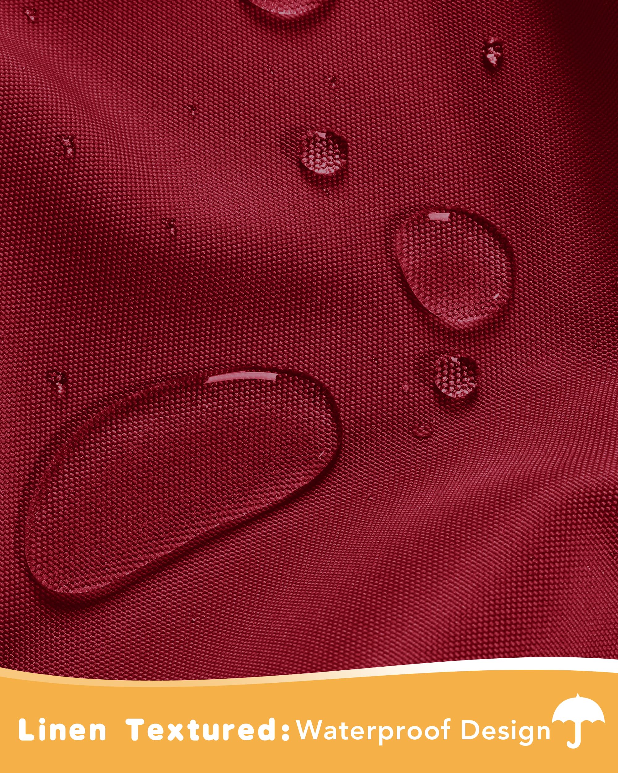 HolidayIdeas detalle de tejido impermeable mostrando textura y durabilidad