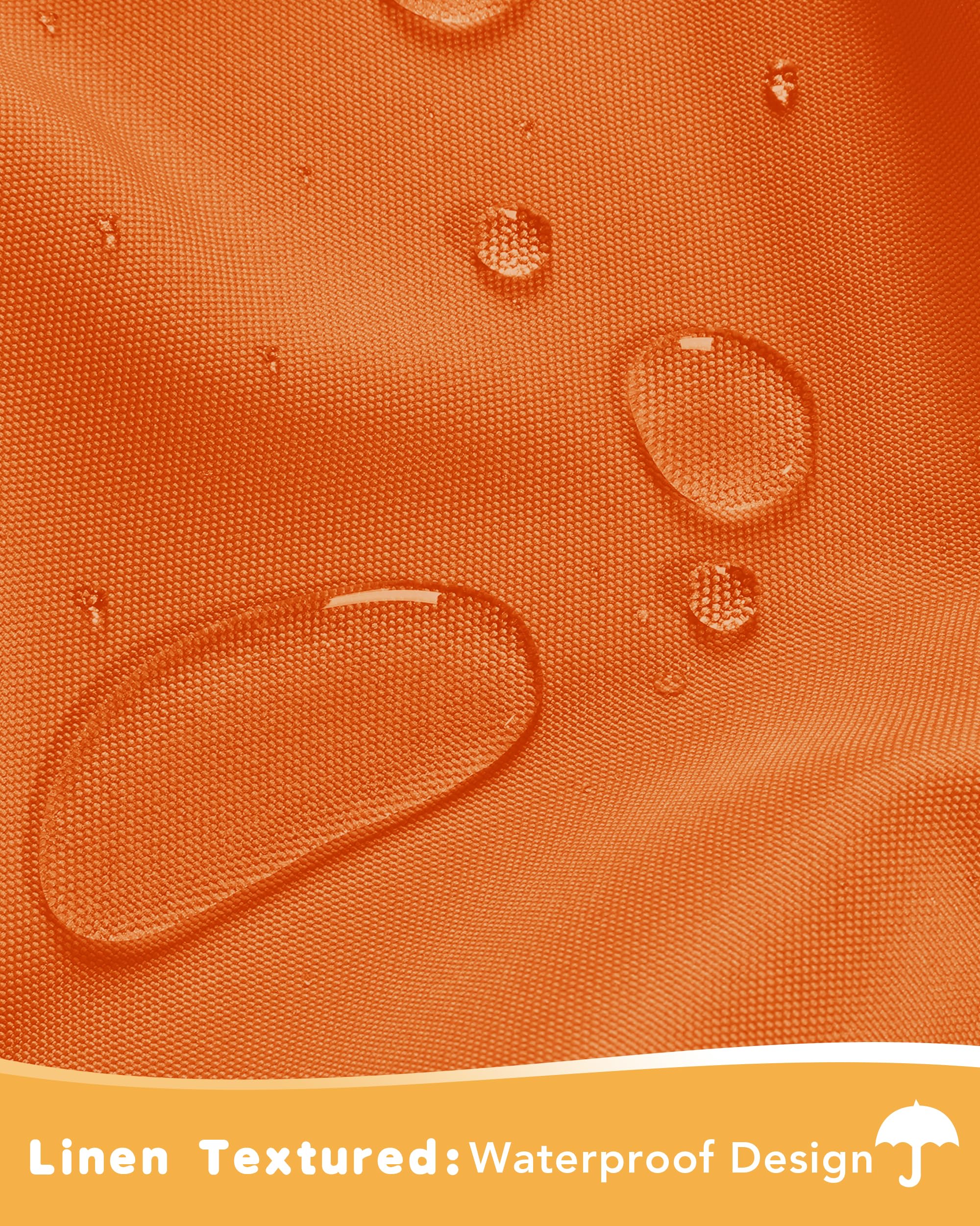 HolidayIdeas primer plano del tejido impermeable mostrando textura resistente
