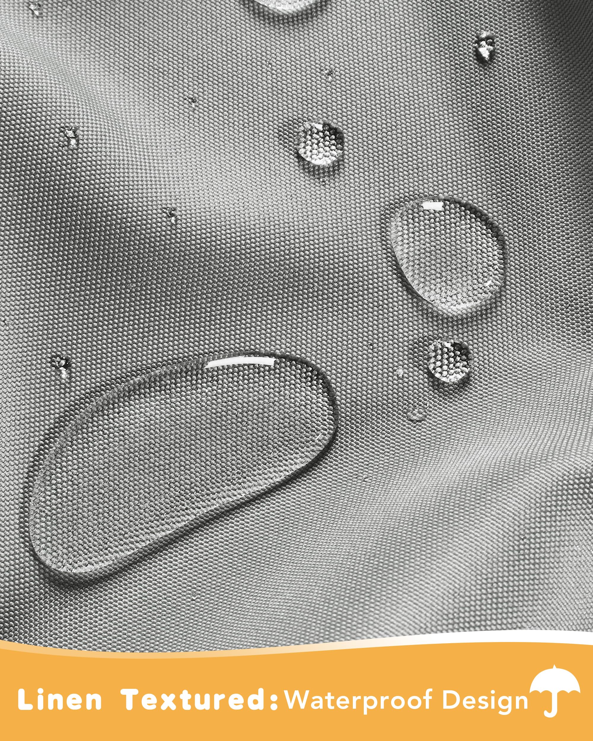 HolidayIdeas detalle de tejido impermeable resistente a la intemperie