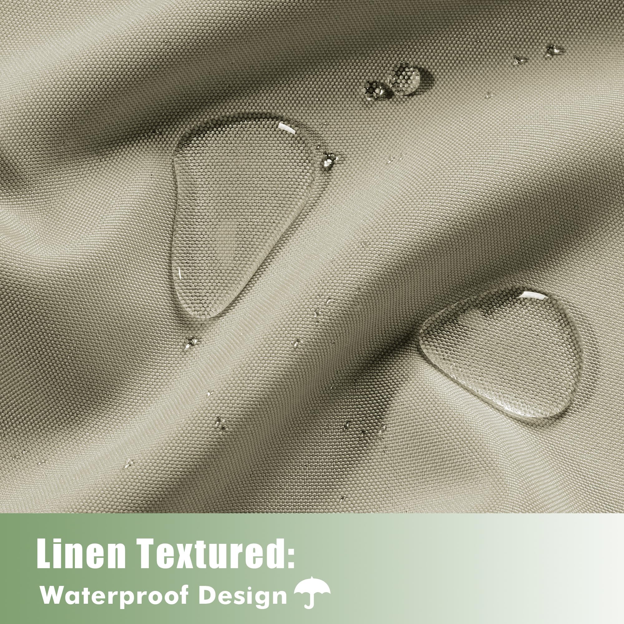 HolidayIdeas primer plano del tejido resistente que muestra textura y durabilidad