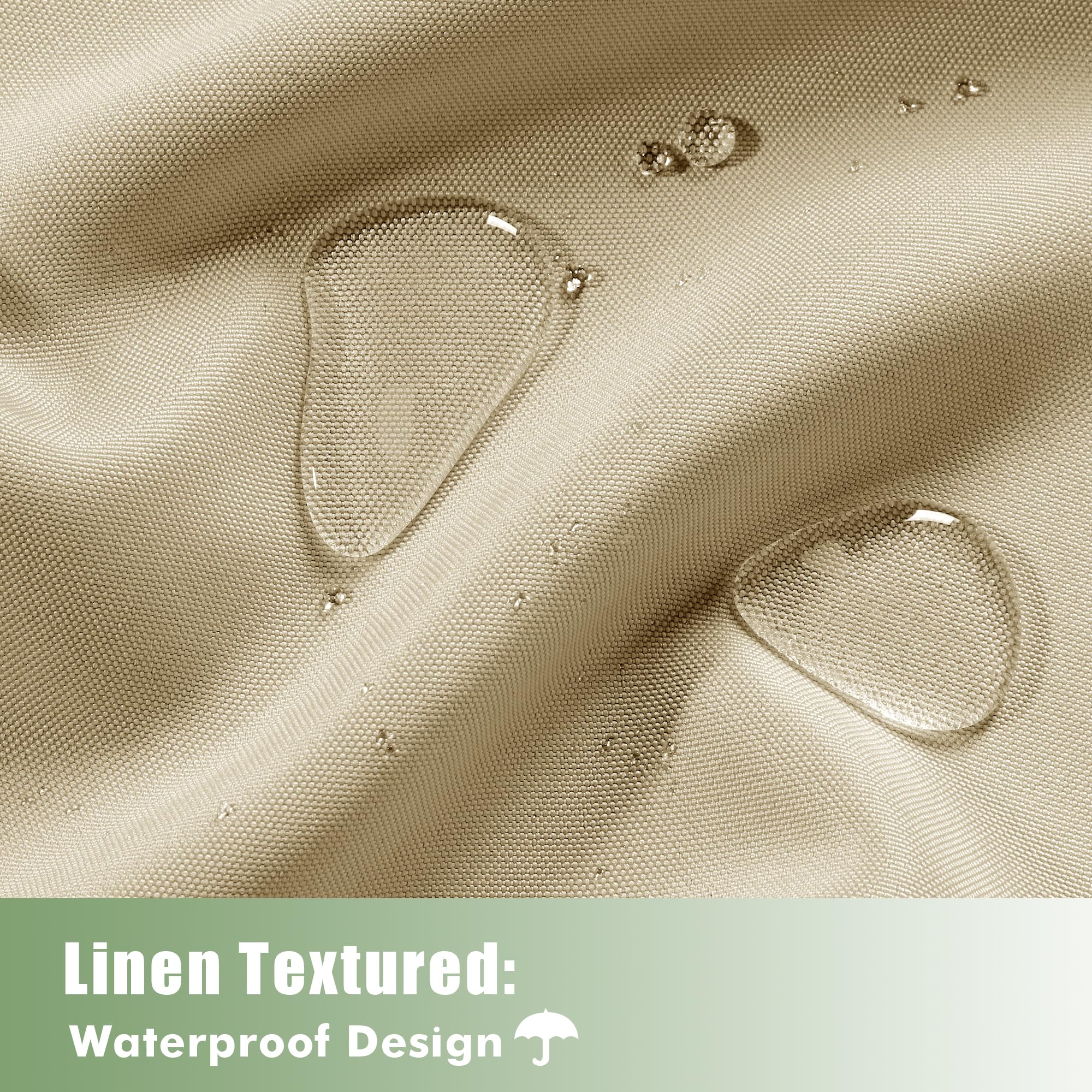 HolidayIdeas detalle de la textura de poliéster resistente y fácil limpieza