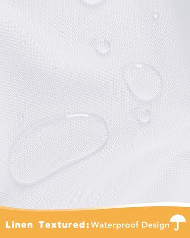 HolidayIdeas textura de poliéster impermeable, detalle resistente y fácil limpieza