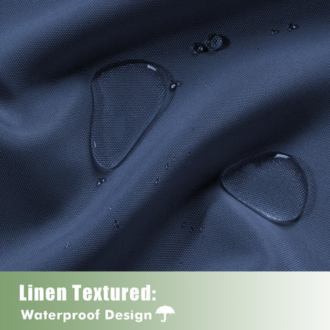 HolidayIdeas detalle de textura de poliéster resistente que protege contra la lluvia