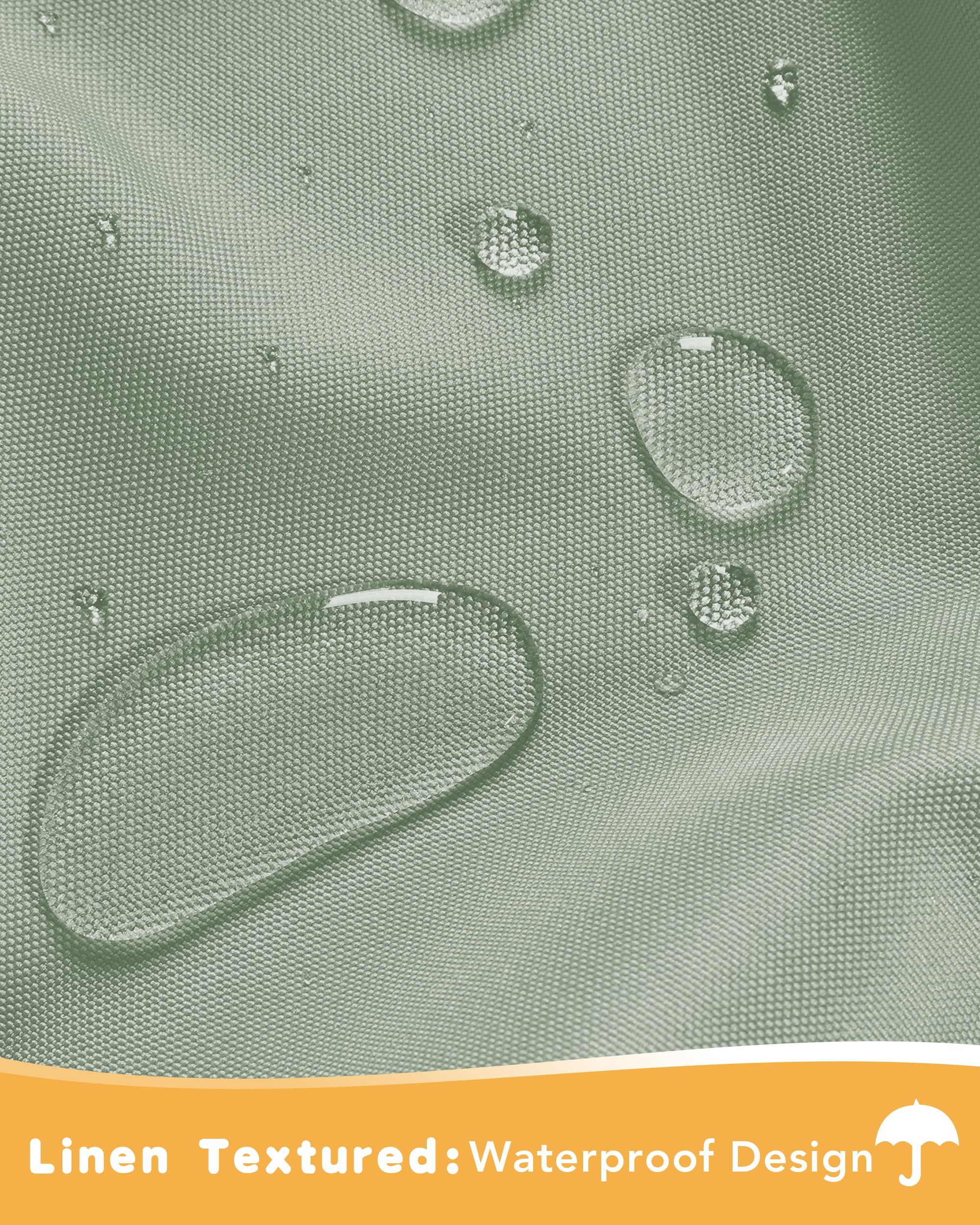 HolidayIdeas textura del tejido de poliéster resistente al agua para durabilidad