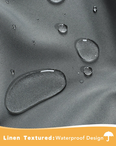 HolidayIdeas primer plano de textura de poliéster que repela agua y luz