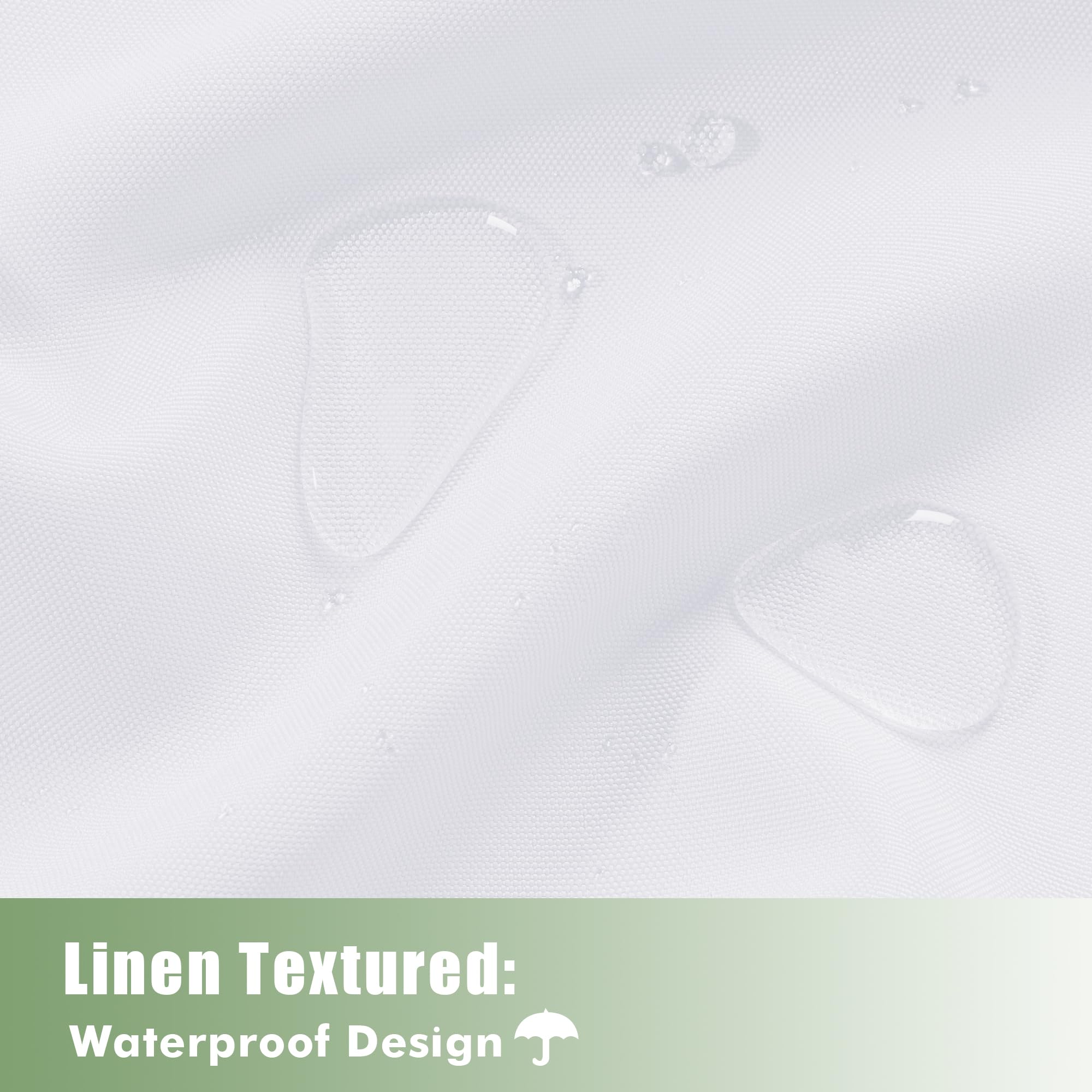 HolidayIdeas detalle de la textura impermeable que protege contra lluvia ligera