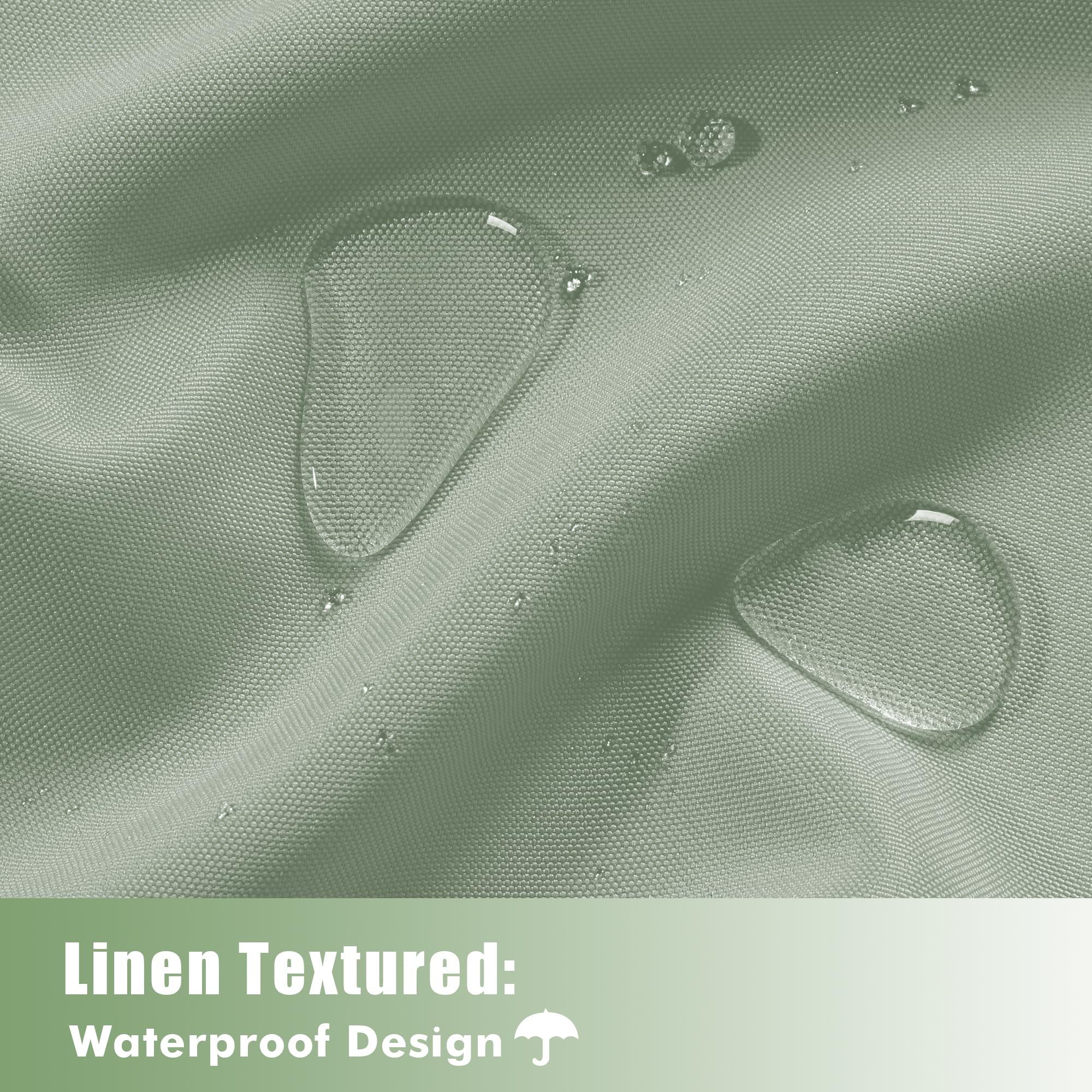 HolidayIdeas detalle de textura de tela resistente e impermeable