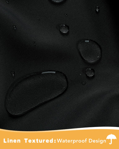 HolidayIdeas primer plano de tela impermeable mostrando textura y durabilidad
