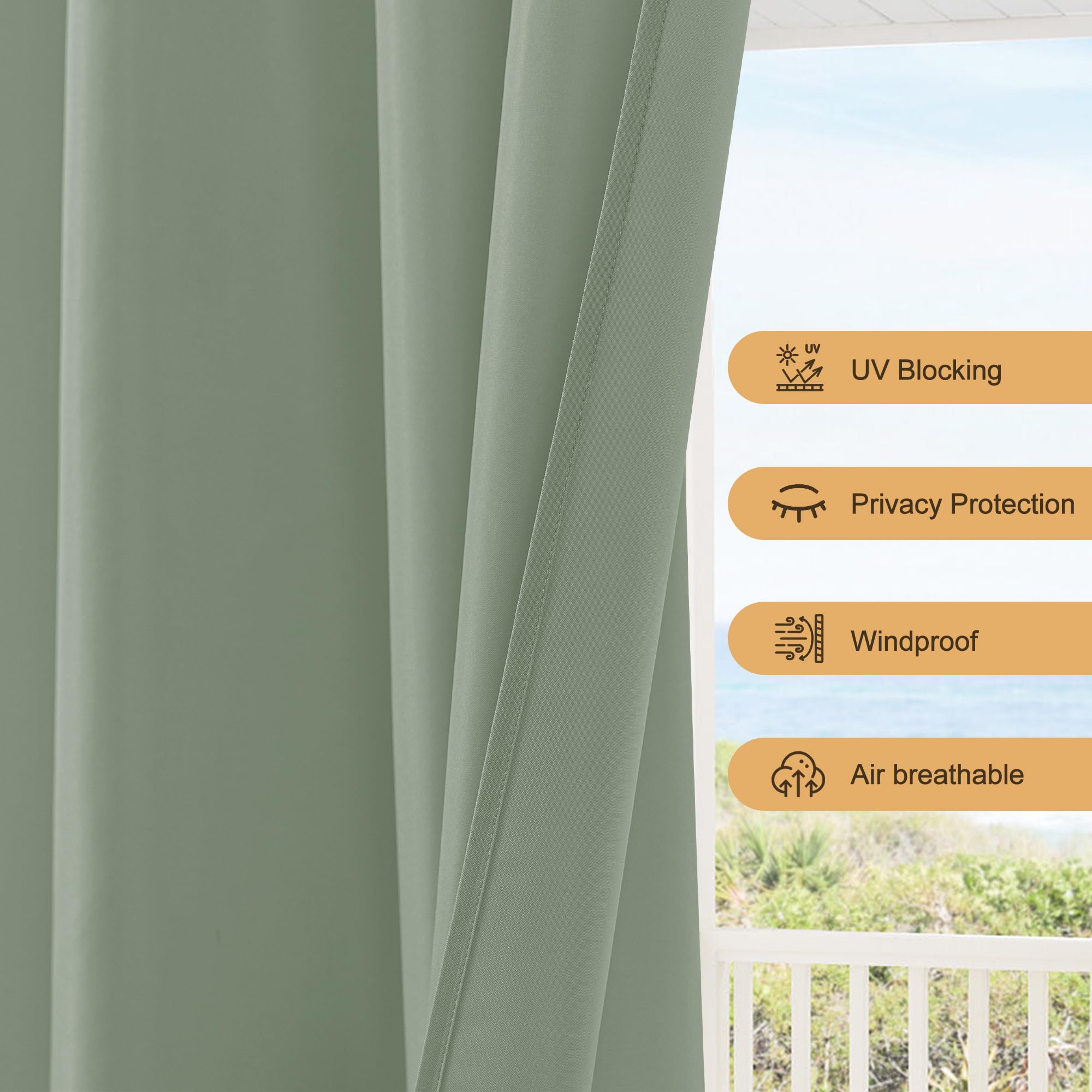 HolidayIdeas cortina en pérgola, crea zona fresca y protegida