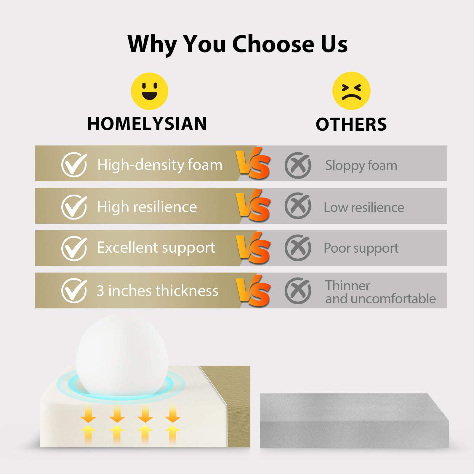 HOMELYSIAN correas de sujeción seguras que evitan deslizamiento