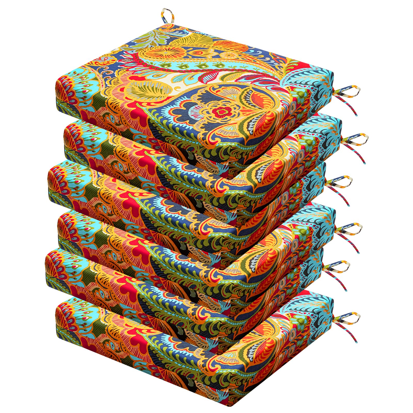 HOMELYSIAN cojin frontal paisley mostrando estilo y comodidad duradera