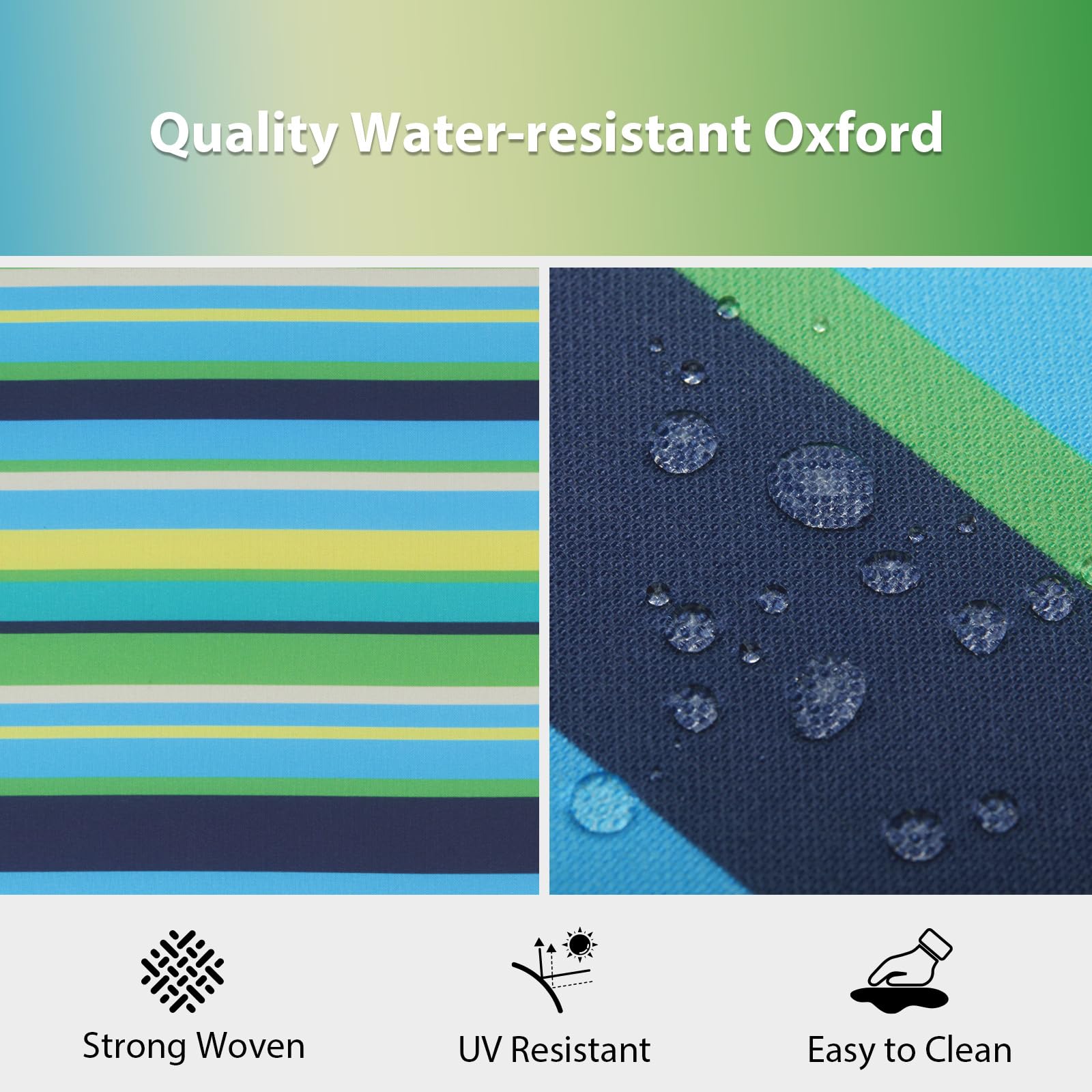 HOMELYSIAN detalle de tela Oxford resistente al agua y durabilidad