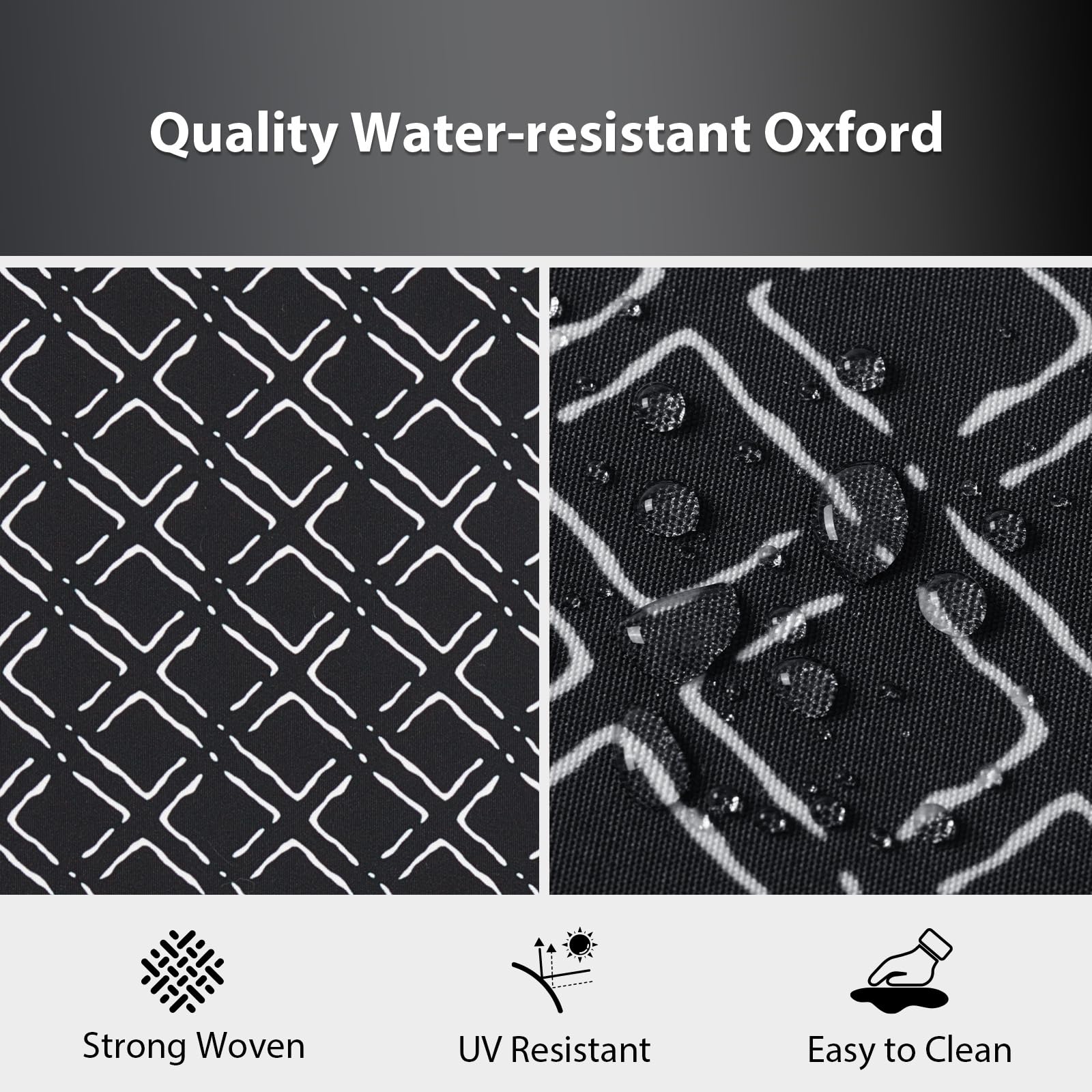 HOMELYSIAN primer plano tejido Oxford resistente al agua para limpieza fácil