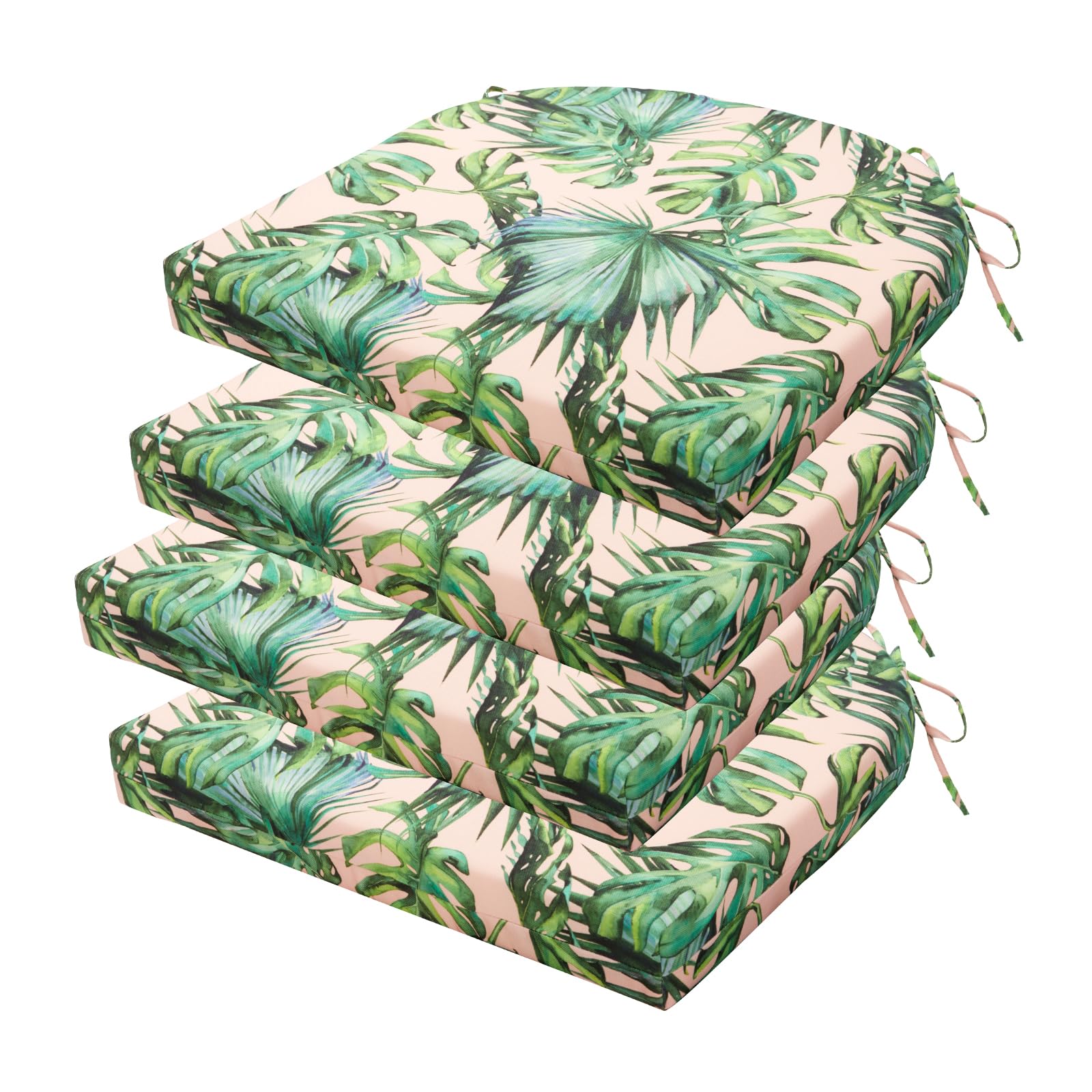 HOMELYSIAN cojin frontal mostrando estampado tropical y comodidad inmediata