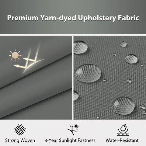 HOMELYSIAN primer plano del tejido Oxford resistente al agua, fácil limpieza