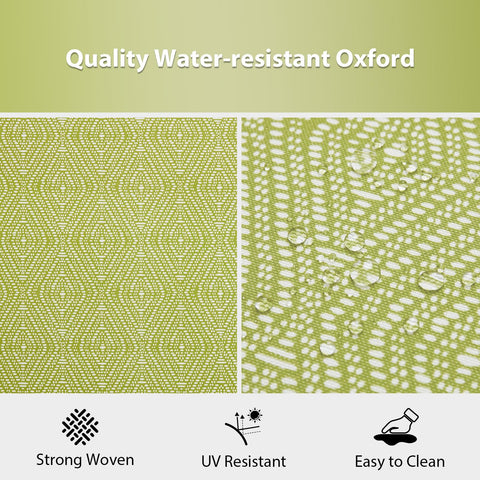 HOMELYSIAN primer plano del tejido Oxford resistente al agua, fácil limpieza