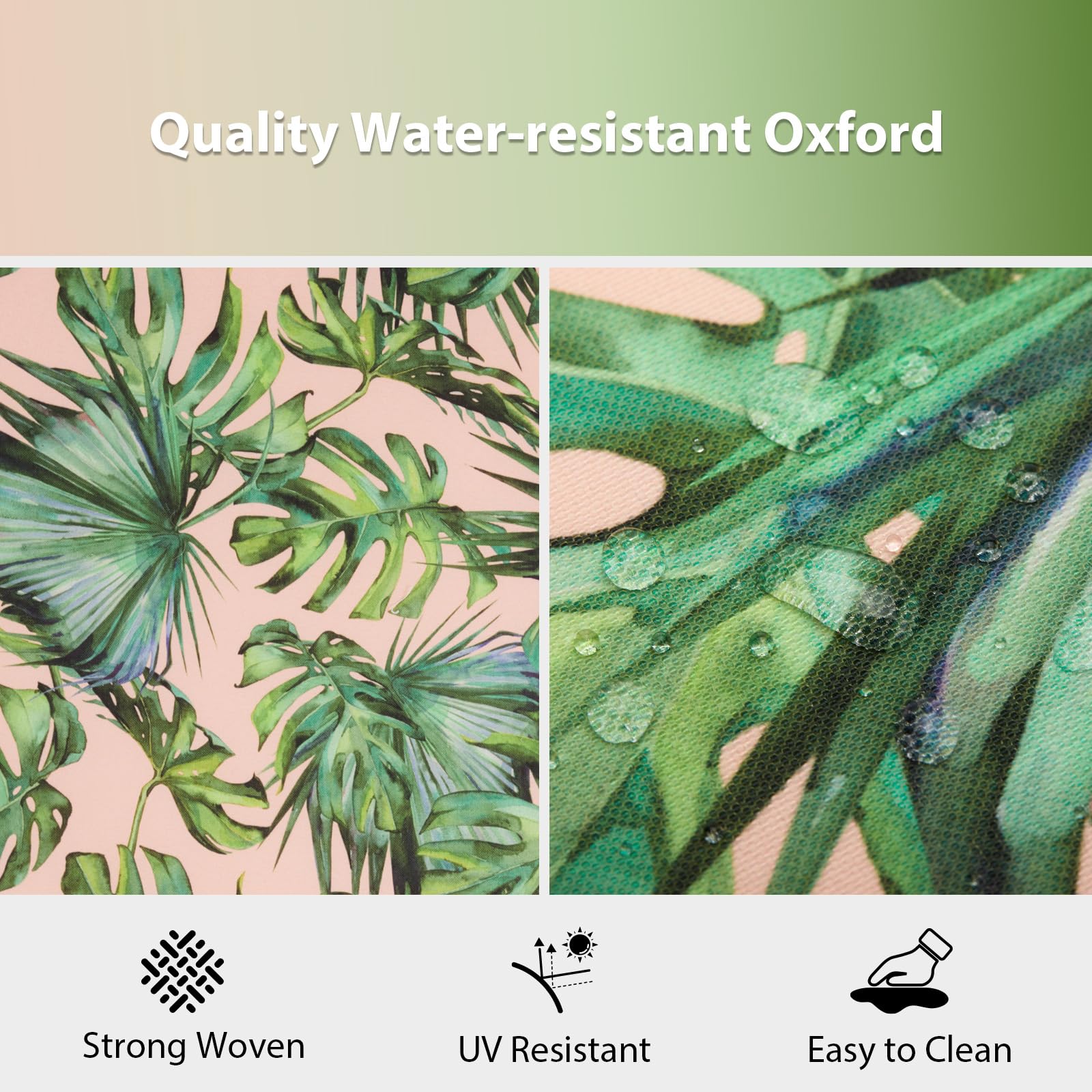 HOMELYSIAN primer plano de tejido Oxford resistente al agua para fácil limpieza
