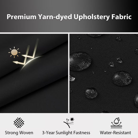 HOMELYSIAN textura de tela Oxford resistente al agua con fácil limpieza