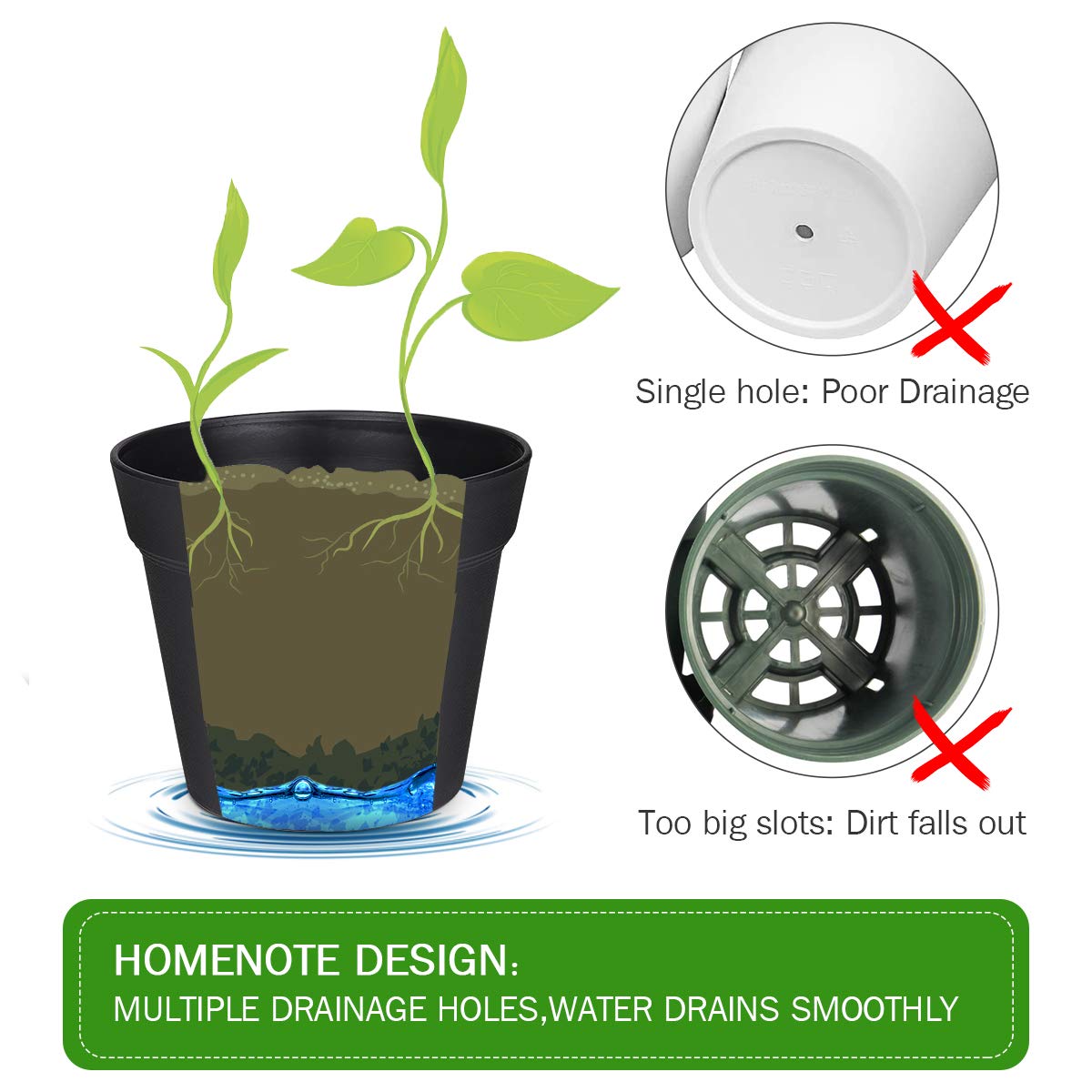 homenote macetas en ambiente salón y balcón aportando estilo limpio