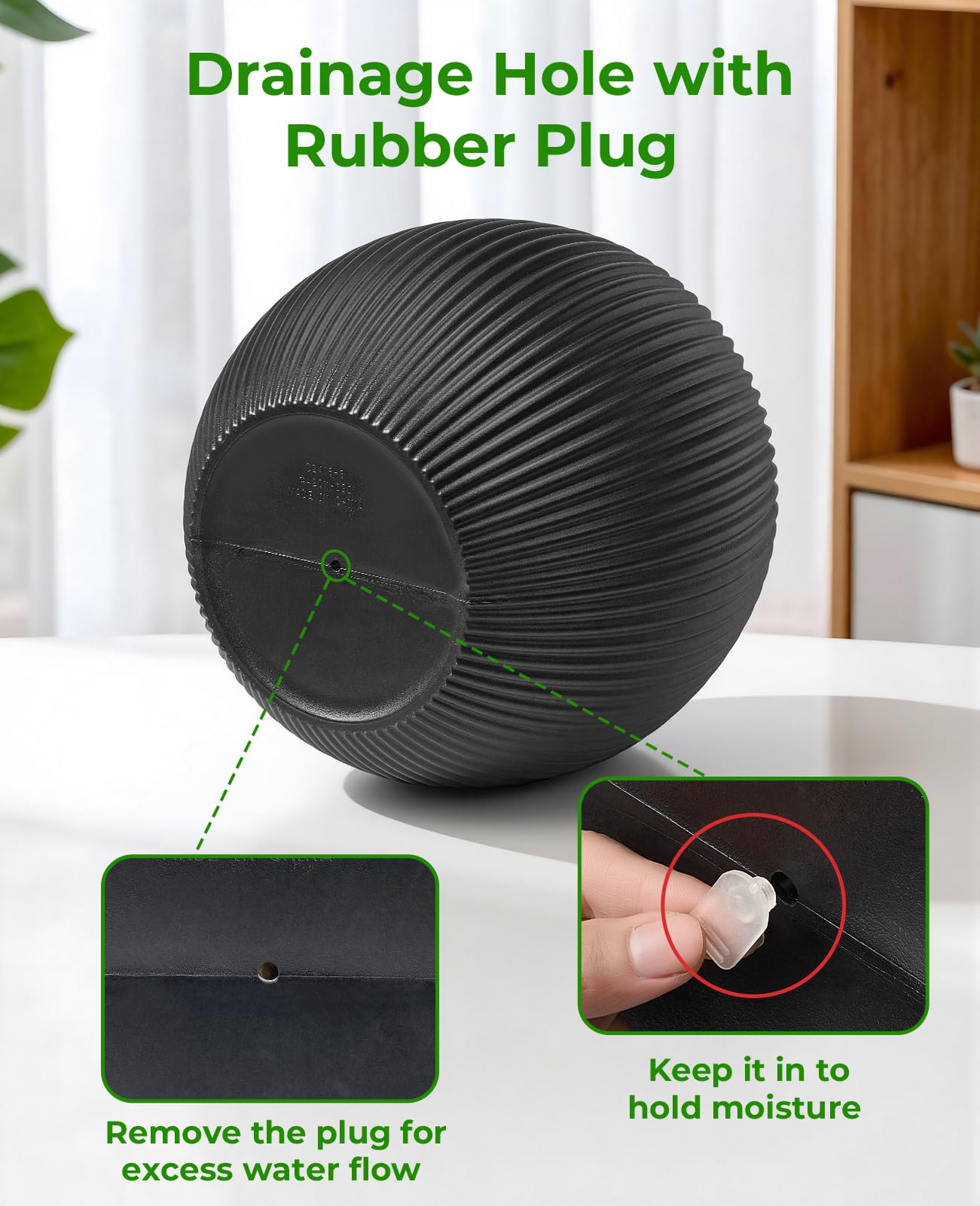 homenote maceta en escalón exterior mostrando resistencia a intemperie