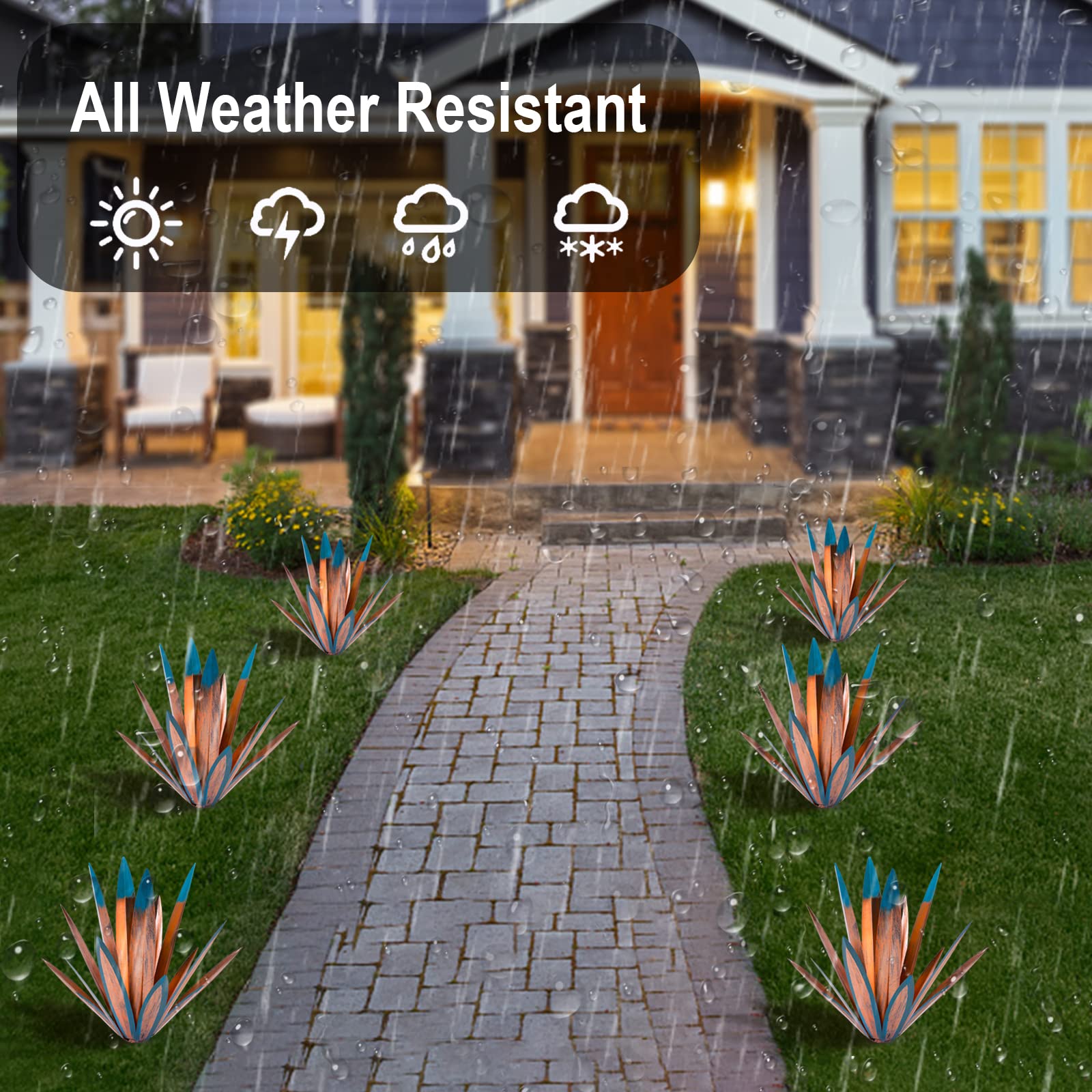 Homight acabado metálico protección resistente al clima y durabilidad