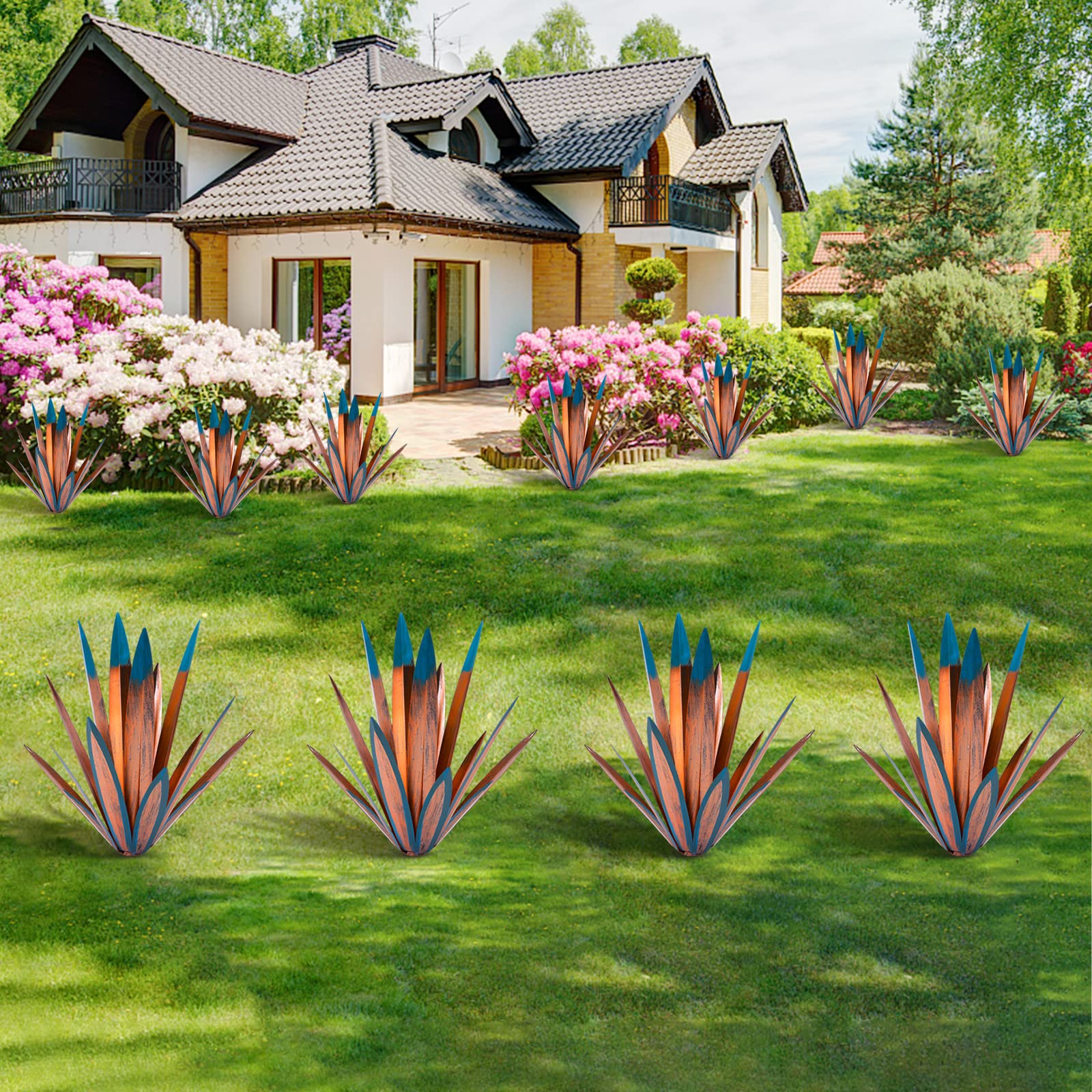 Homight comparación tamaño con manos muestra escala práctica para jardines