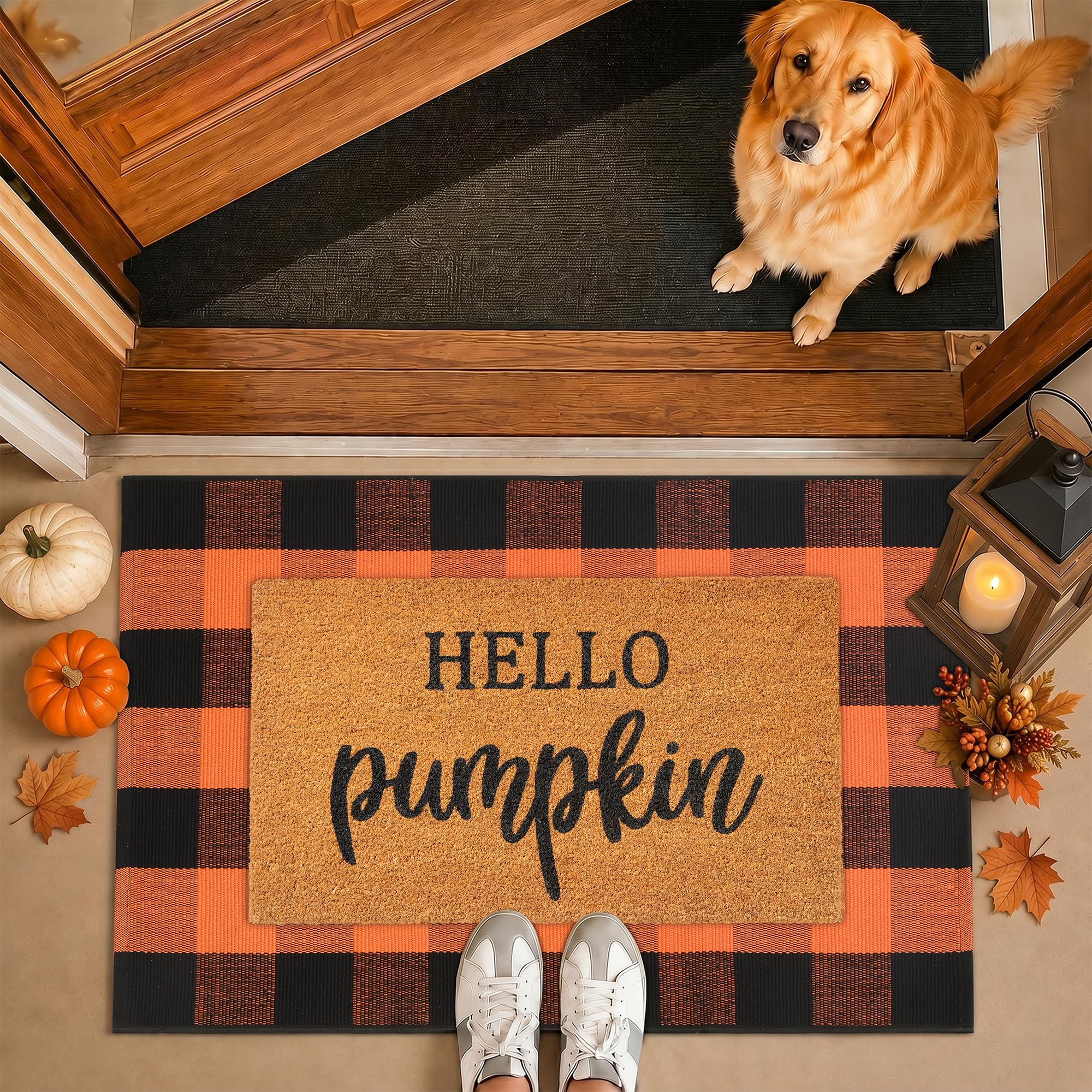 Homydecor conjunto en capas felpudo más alfombra crea aspecto acogedor y protegido