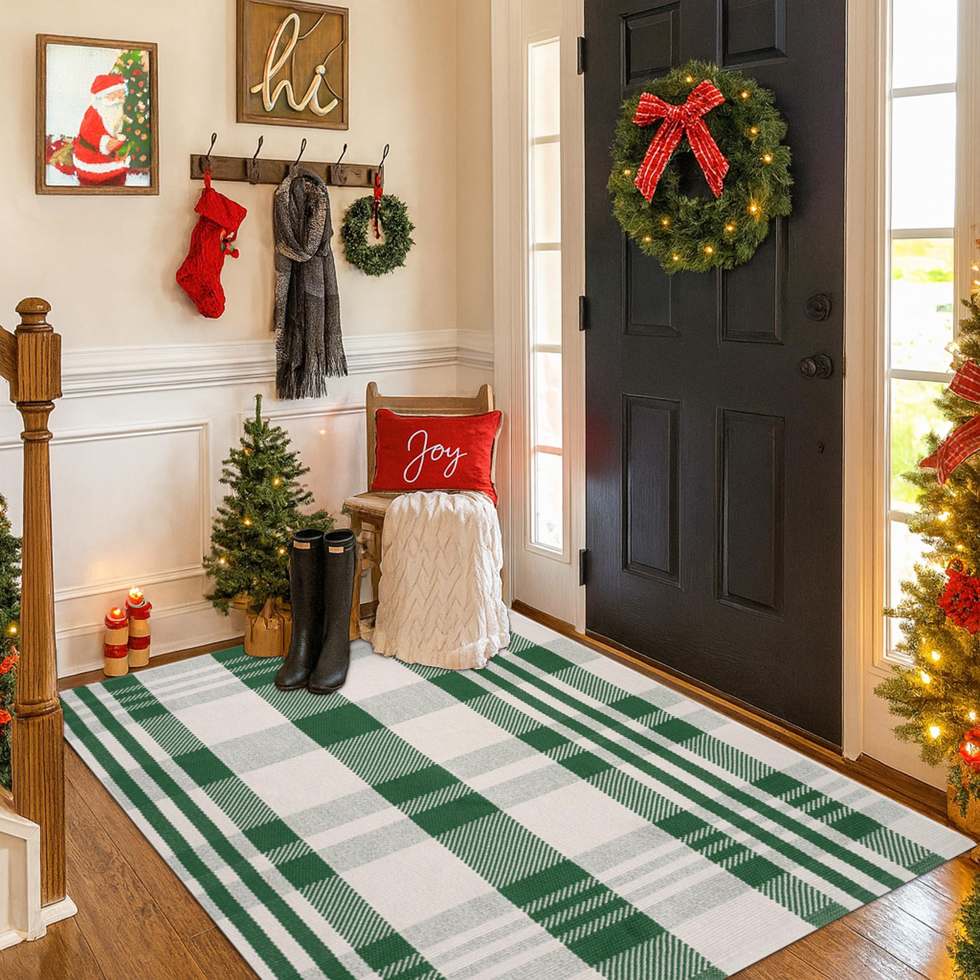 Homydecor reverso de la alfombra; demuestra diseño reversible útil