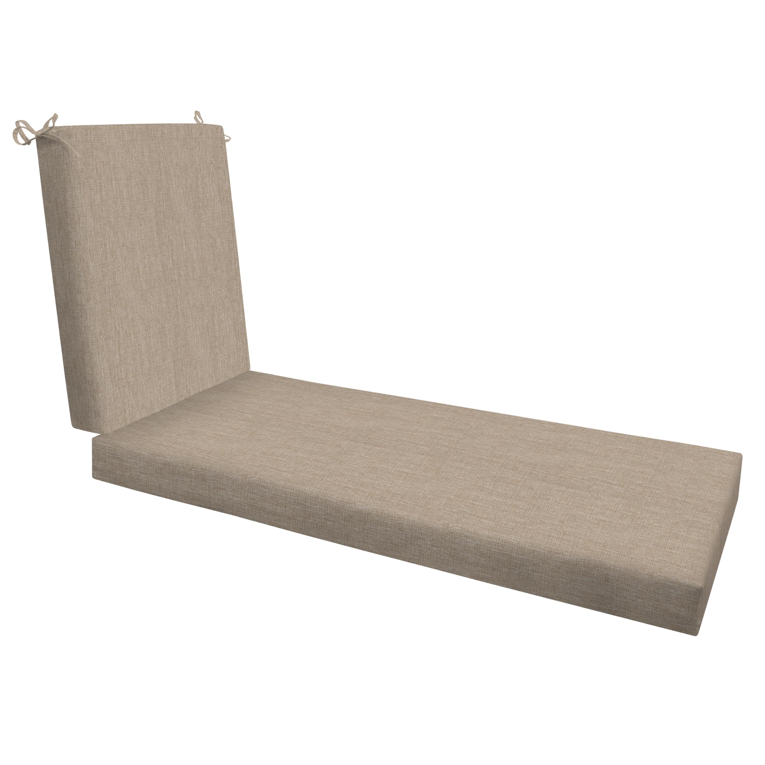 Honeycomb cojín chaise vista frontal, aporta confort y estilo exterior