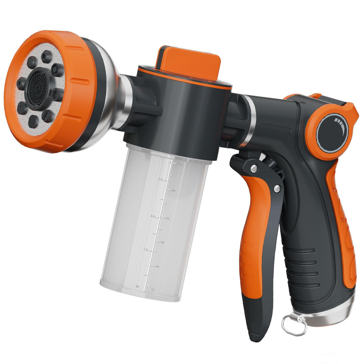 Hongmai boquilla frontal del kit mostrando controles y diseño resistente