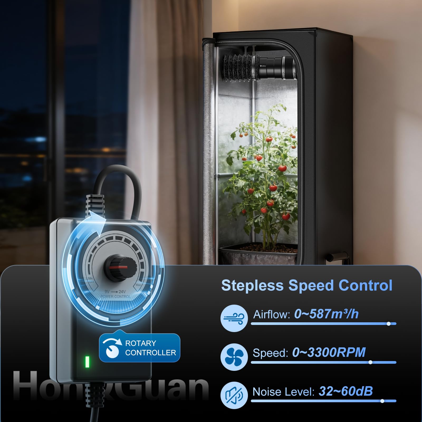 Hon&Guan ventilador instalado en conducto de baño, beneficio: extracción discreta
