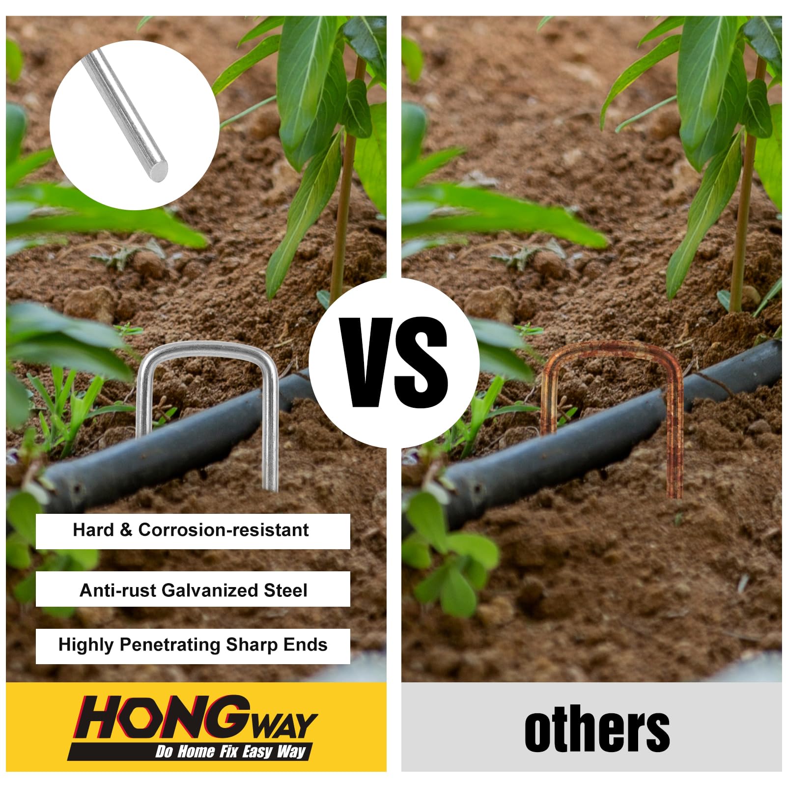 HongWay comparación en mano para ver escala y facilidad de uso