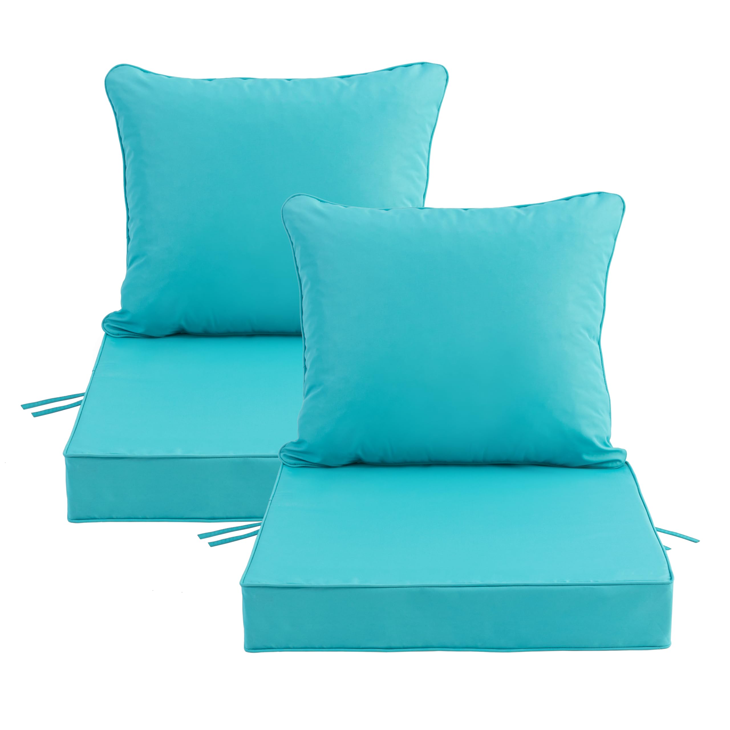 Honorbox cojines frontales 24x24 en teal, renovando asiento con comodidad y protección