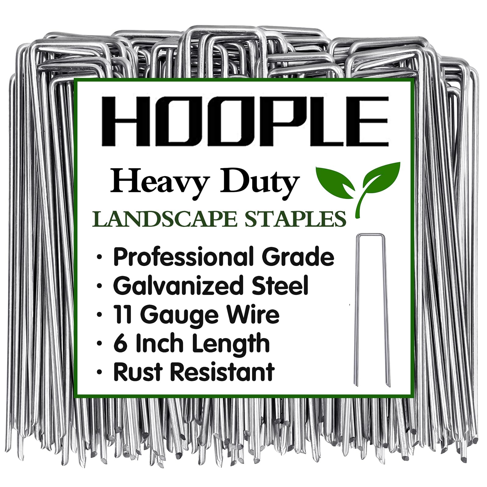 HOOPLE caja frontal con 200 grapas, variedad y cantidad para proyectos