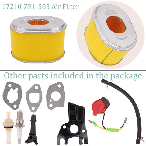 HOOTO kit completo instalado en motor GX200 para puesta a punto práctica