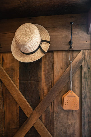 Hope Woodworking matamoscas colgado en pared para acceso rápido, orden