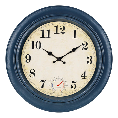 Horizent reloj frontal azul mostrando hora, aporta estilo costero