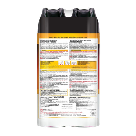 HOT SHOT detalle del botón del spray para aplicación precisa y segura