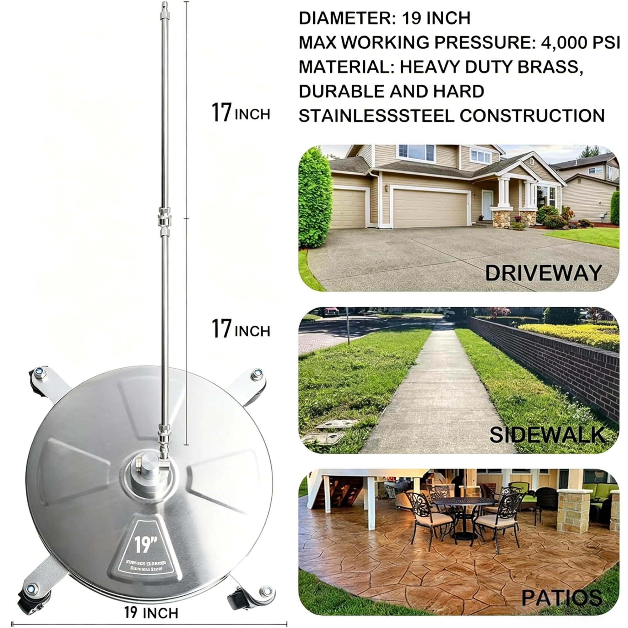 Hourleey primer plano acero inoxidable que muestra durabilidad y resistencia a la corrosión