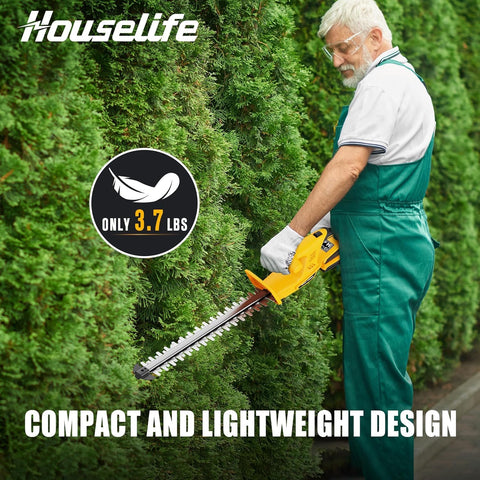 Houselife en uso podando seto, mejora eficiencia y maniobrabilidad