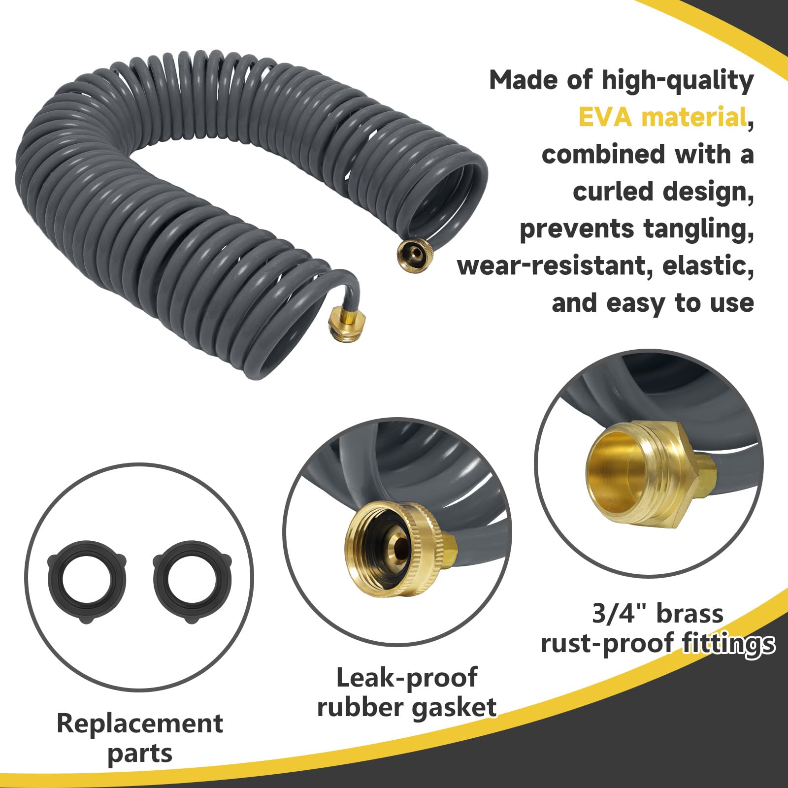 Hozcart primer plano del material EVA que resalta elasticidad y durabilidad