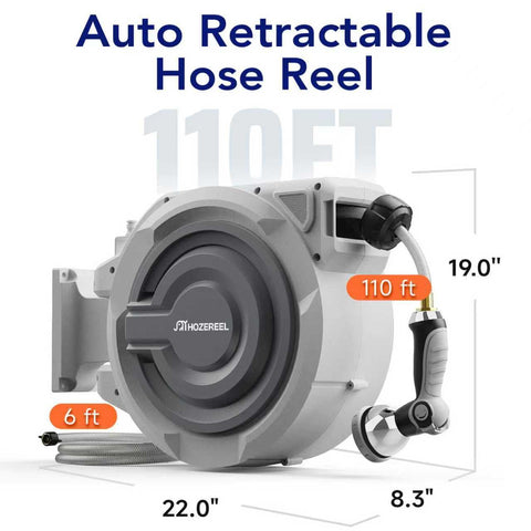 HOZEREEL en jardín lifestyle para riego cómodo y ordenado