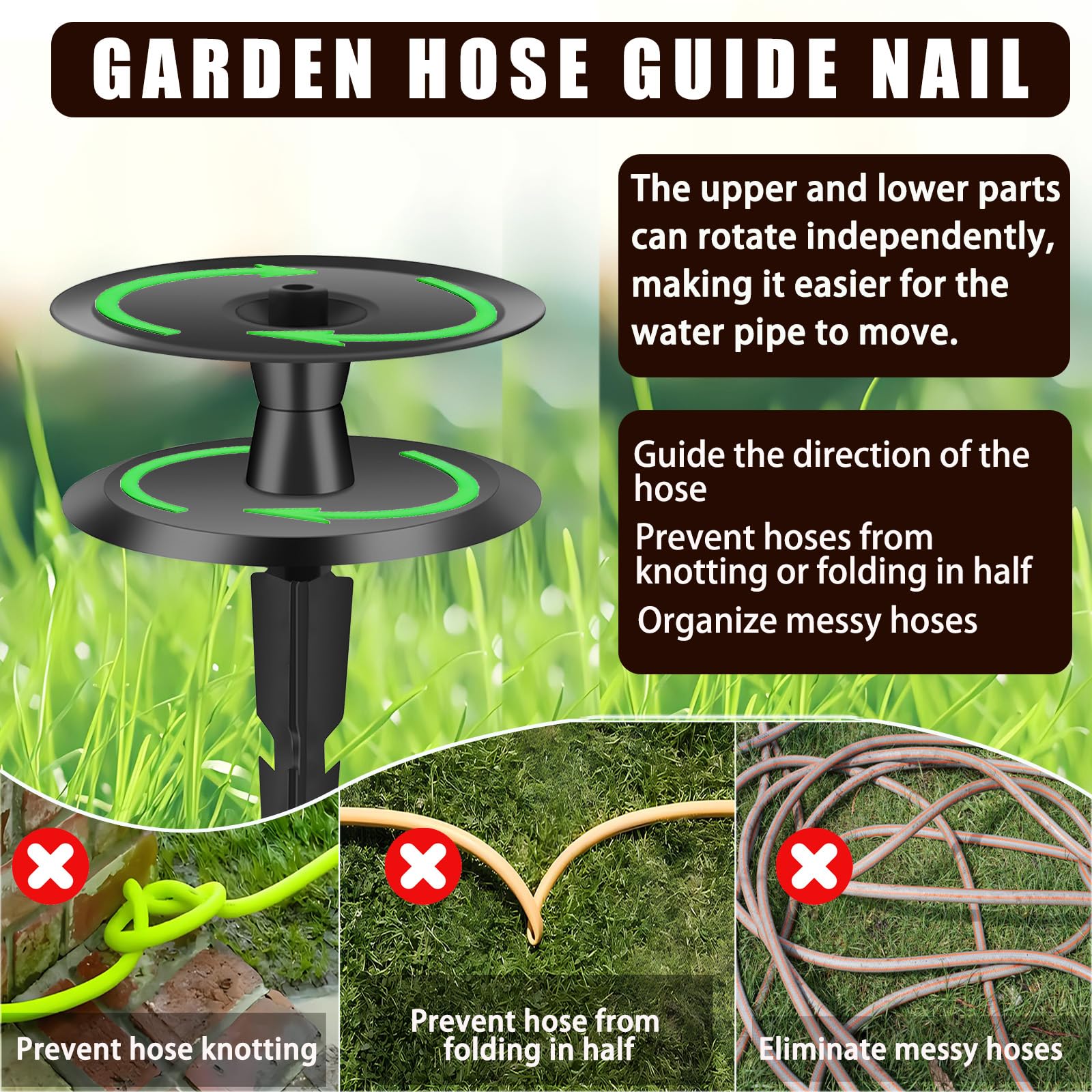 HQcontL comparación de tamaño de estaca para visualizar longitud útil