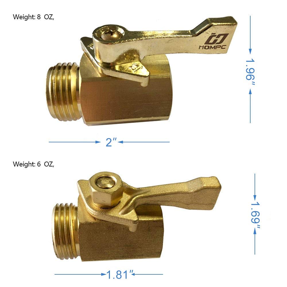 HQMPC primer plano del puerto interno 0.52" para mayor caudal