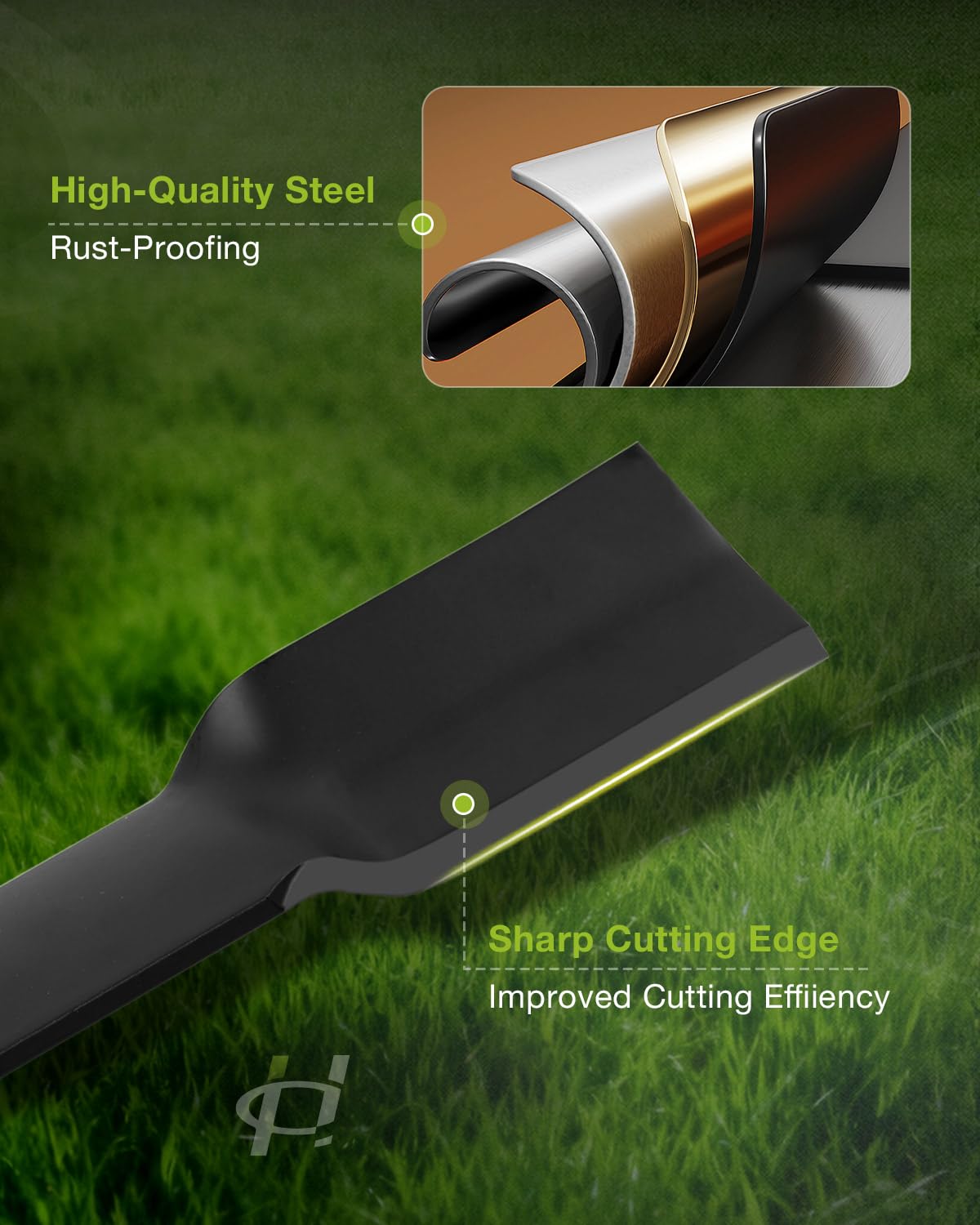 HQPASFY correa GX25628 longitud completa y perfil de ranuras visibles